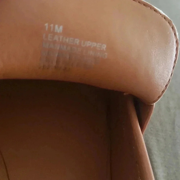 GB Preppy Academia Penny Loafers Tan Lugsole Round Toe - Picture 4 of 5